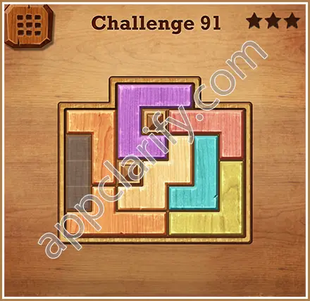 Wood Block Puzzle Challenge Level 91 Solution