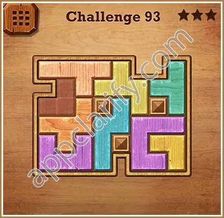 Wood Block Puzzle Challenge Level 93 Solution