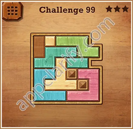 Wood Block Puzzle Challenge Level 99 Solution