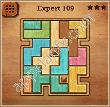 Wood Block Puzzle Expert Level 109 Solution