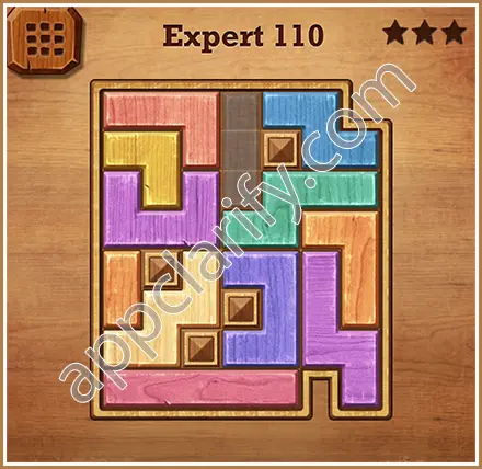 Wood Block Puzzle Expert Level 110 Solution