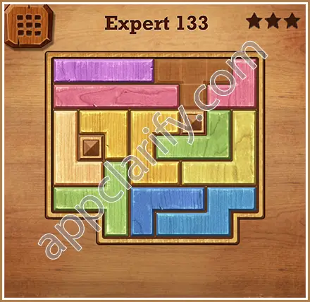 Wood Block Puzzle Expert Level 133 Solution