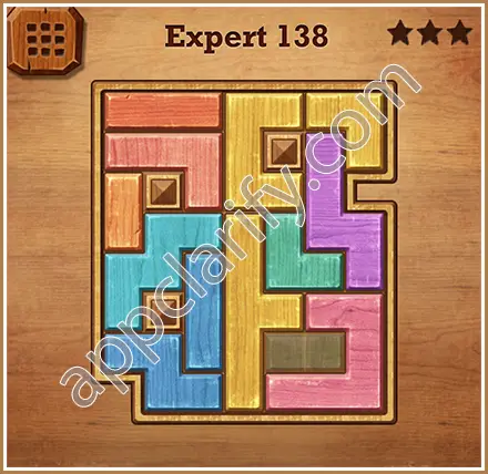 Wood Block Puzzle Expert Level 138 Solution