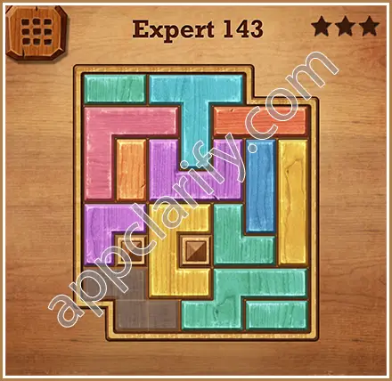 Wood Block Puzzle Expert Level 143 Solution