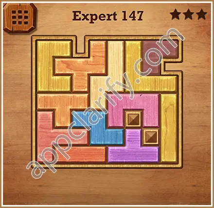 Wood Block Puzzle Expert Level 147 Solution