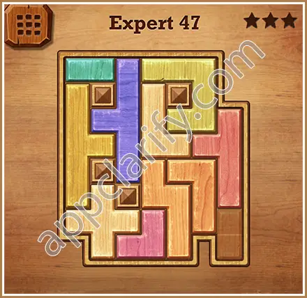 Wood Block Puzzle Expert Level 47 Solution