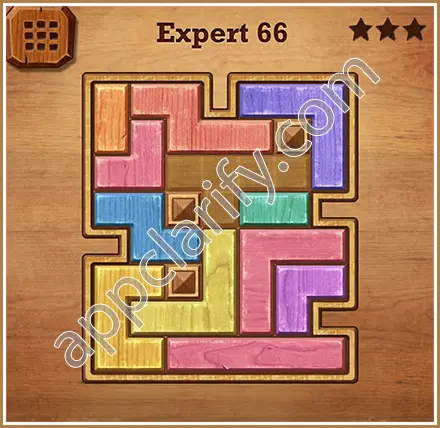 Wood Block Puzzle Expert Level 66 Solution