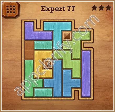 Wood Block Puzzle Expert Level 77 Solution
