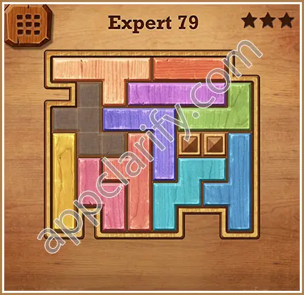 Wood Block Puzzle Expert Level 79 Solution