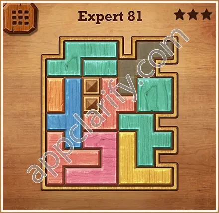 Wood Block Puzzle Expert Level 81 Solution