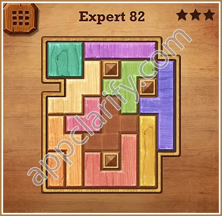 Wood Block Puzzle Expert Level 82 Solution