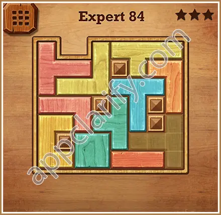 Wood Block Puzzle Expert Level 84 Solution