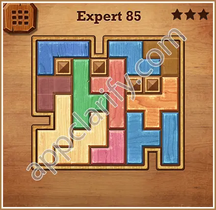 Wood Block Puzzle Expert Level 85 Solution