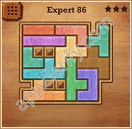 Wood Block Puzzle Expert Level 86 Solution