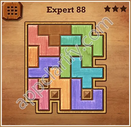 Wood Block Puzzle Expert Level 88 Solution