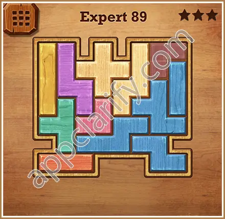 Wood Block Puzzle Expert Level 89 Solution
