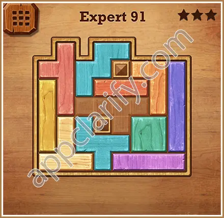 Wood Block Puzzle Expert Level 91 Solution