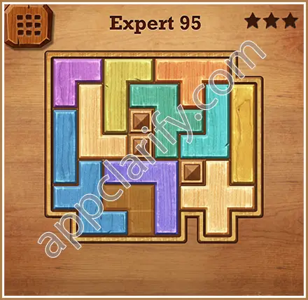 Wood Block Puzzle Expert Level 95 Solution