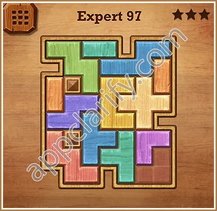 Wood Block Puzzle Expert Level 97 Solution