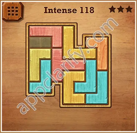 Wood Block Puzzle Intense Level 118 Solution