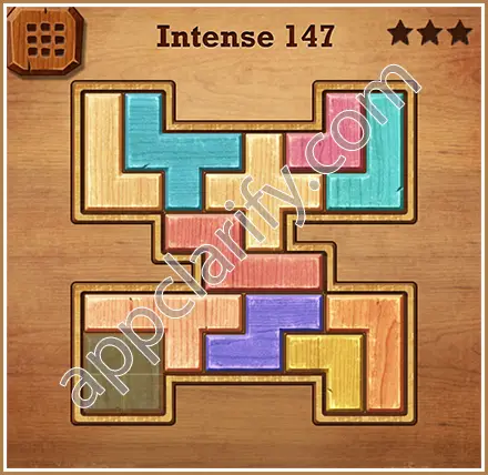Wood Block Puzzle Intense Level 147 Solution