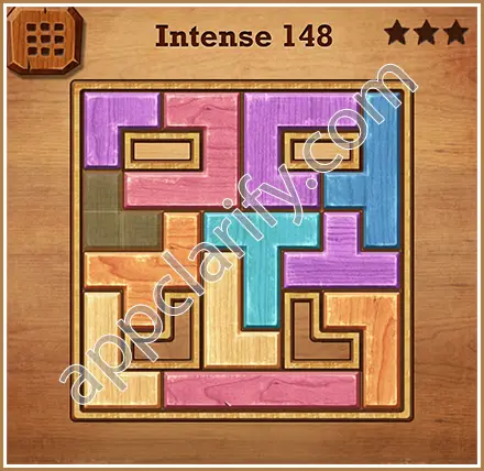 Wood Block Puzzle Intense Level 148 Solution