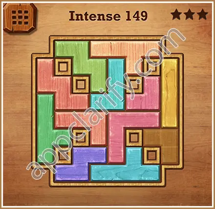 Wood Block Puzzle Intense Level 149 Solution