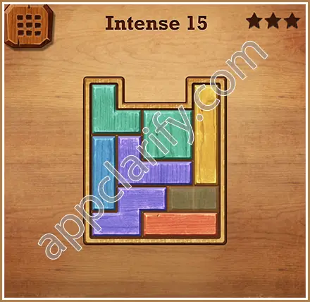 Wood Block Puzzle Intense Level 15 Solution