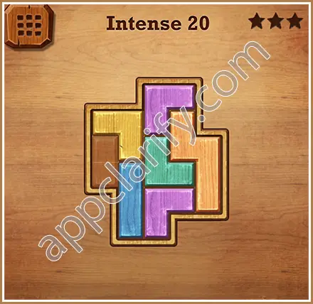 Wood Block Puzzle Intense Level 20 Solution