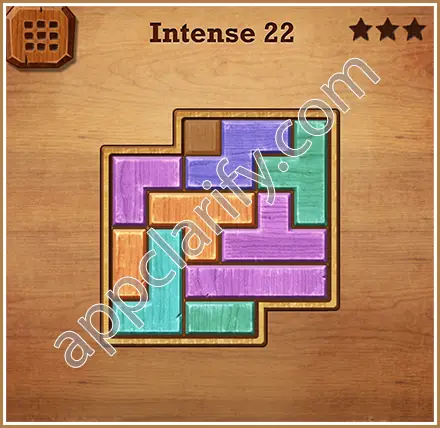 Wood Block Puzzle Intense Level 22 Solution