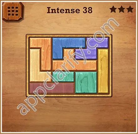 Wood Block Puzzle Intense Level 38 Solution