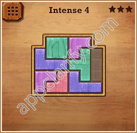 Wood Block Puzzle Intense Level 4 Solution