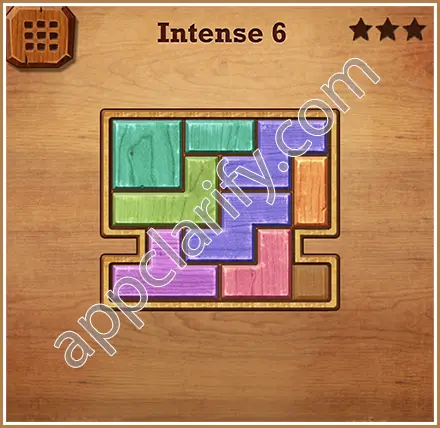 Wood Block Puzzle Intense Level 6 Solution