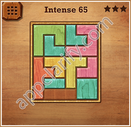 Wood Block Puzzle Intense Level 65 Solution