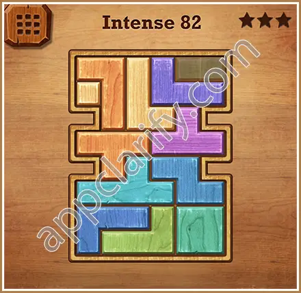 Wood Block Puzzle Intense Level 82 Solution