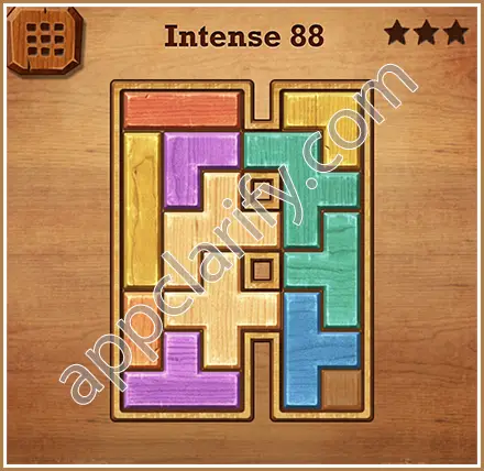 Wood Block Puzzle Intense Level 88 Solution