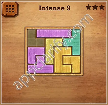 Wood Block Puzzle Intense Level 9 Solution