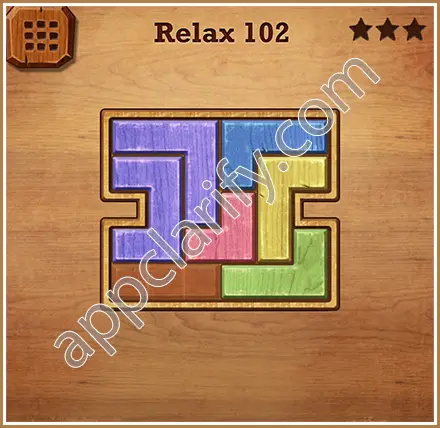 Wood Block Puzzle Relax Level 102 Solution