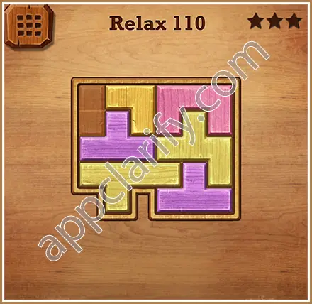 Wood Block Puzzle Relax Level 110 Solution