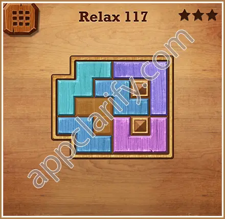 Wood Block Puzzle Relax Level 117 Solution