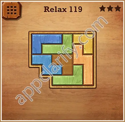 Wood Block Puzzle Relax Level 119 Solution