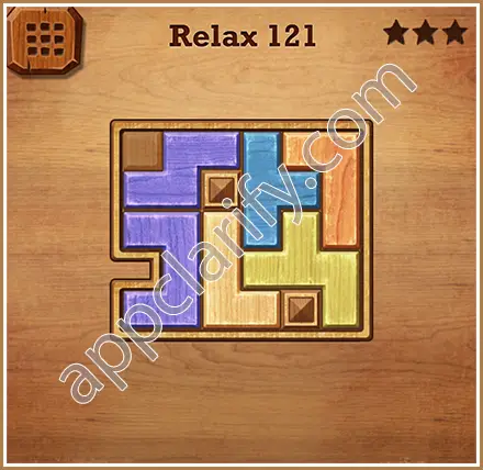 Wood Block Puzzle Relax Level 121 Solution