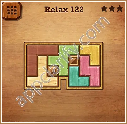 Wood Block Puzzle Relax Level 122 Solution