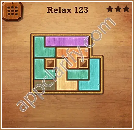 Wood Block Puzzle Relax Level 123 Solution