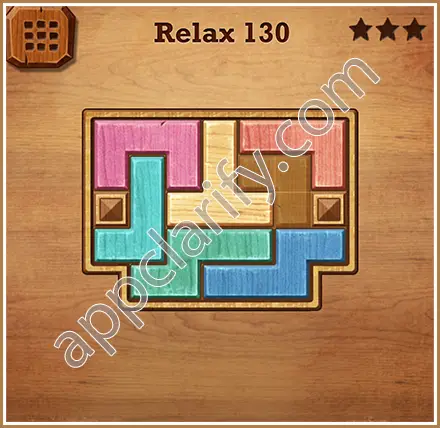 Wood Block Puzzle Relax Level 130 Solution