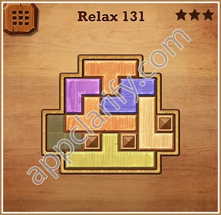 Wood Block Puzzle Relax Level 131 Solution