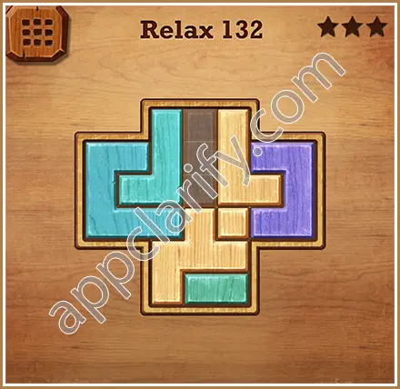 Wood Block Puzzle Relax Level 132 Solution