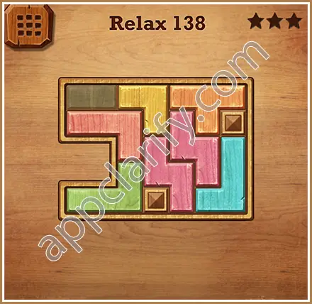 Wood Block Puzzle Relax Level 138 Solution