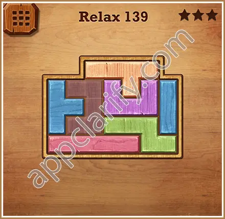 Wood Block Puzzle Relax Level 139 Solution