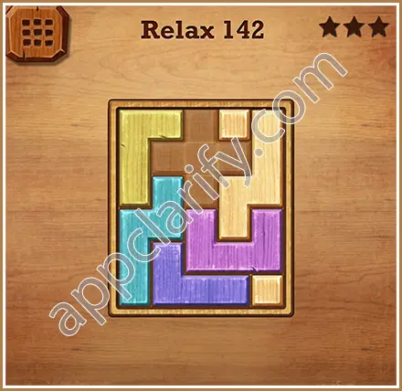 Wood Block Puzzle Relax Level 142 Solution